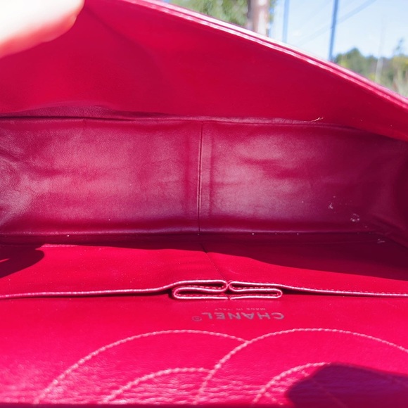 Chanel Reissue 227 Double Flap Bag Patent Red - Picture 6 of 10